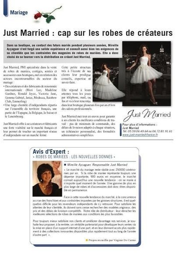 Parution dans Entreprendre (Août 2008)